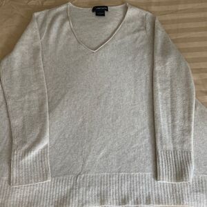 C By Bloomingdales 2 Ply Cashmere Foley Tunic in Heather Tan. Size XS.